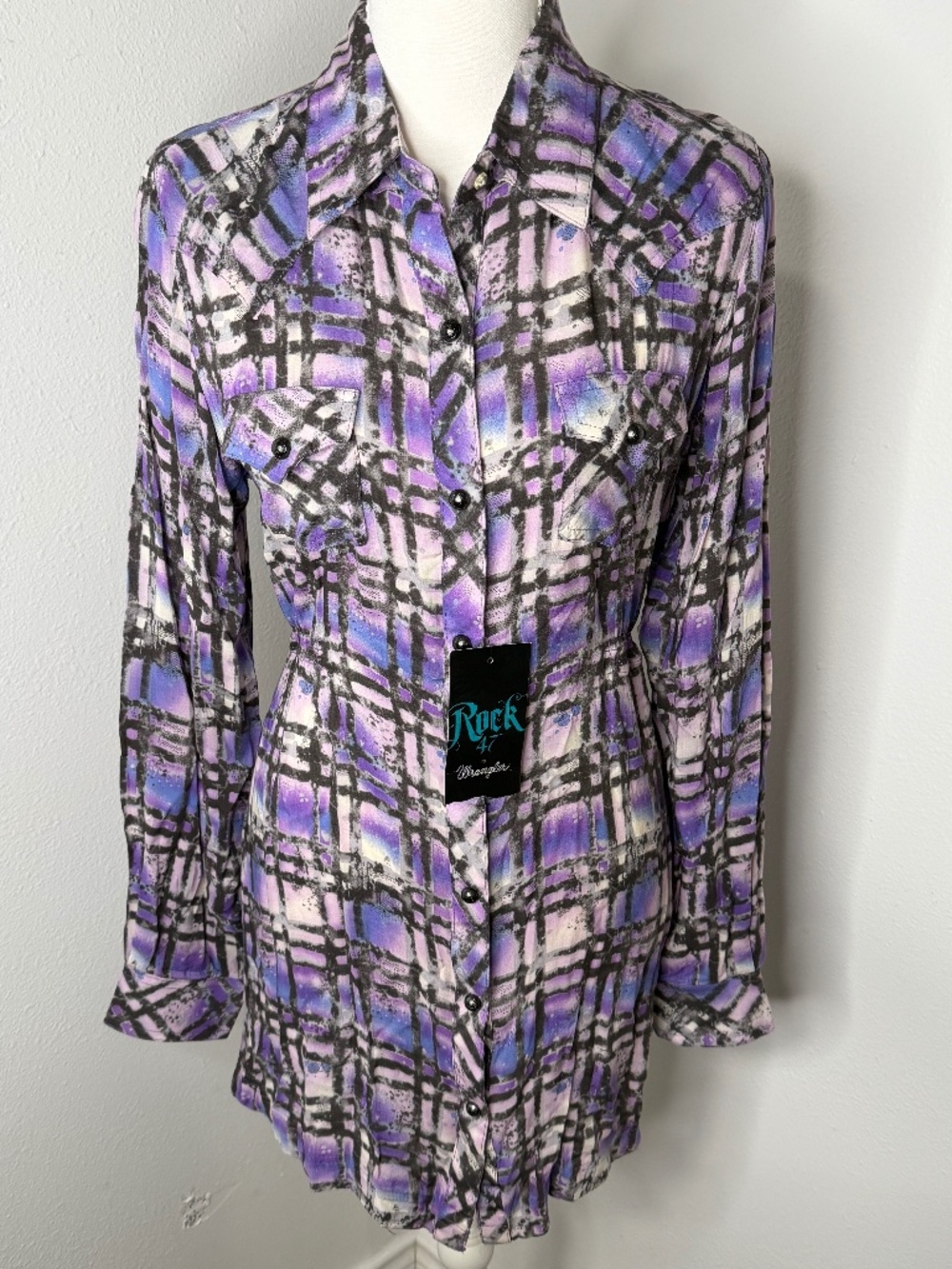 Rock 47 by Wrangler Plaid Dress
